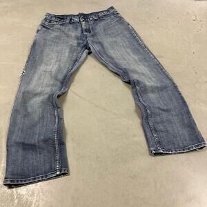 vintage y2k faded western jeans 36x32